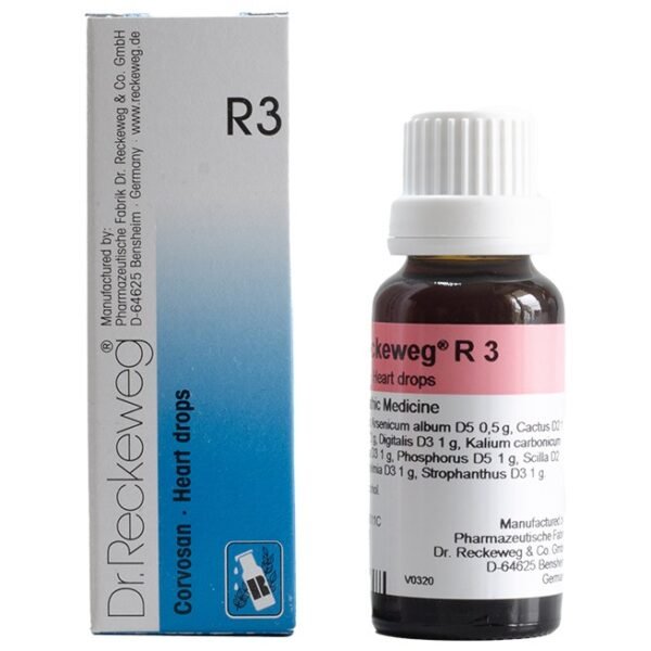 Dr. Reckeweg R3 Heart Drops -Blockage and Valvular (22ml)