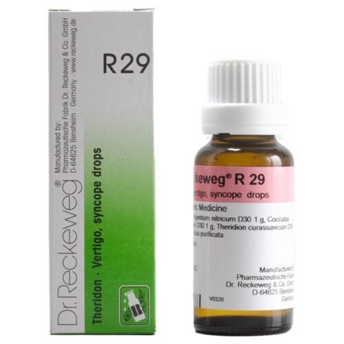 Dr. Reckeweg R29 Vertigo , Syncope Drops (22ml)