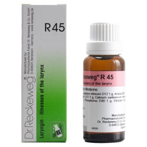 Dr. Reckeweg R45 Voice Hoarseness-illness of the larynx (22ml)