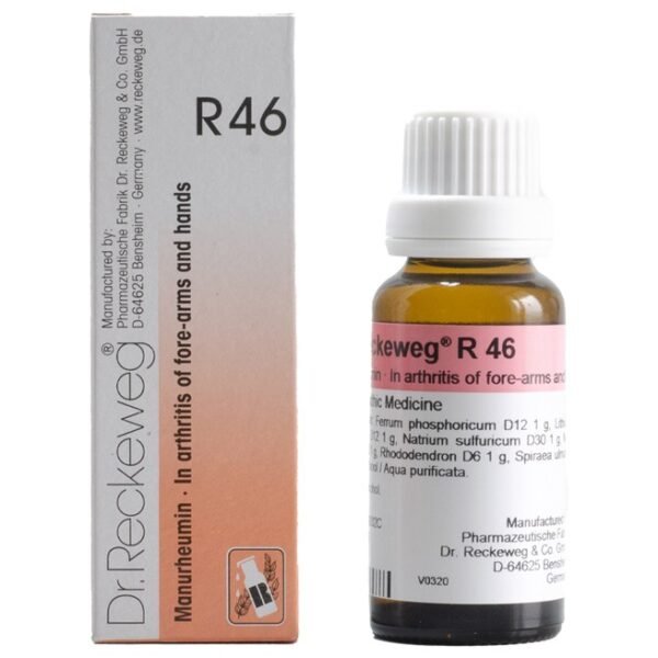 Dr. Reckeweg R46 Arthritis of fore-arms and hands (22ml)