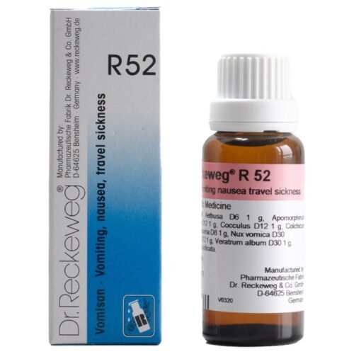 Dr. Reckeweg R52 Vomiting, Nausea and Travel Sickness (22ml)