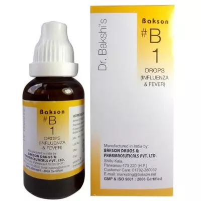 Bakson B1 Influenza & Fever Drops (30ml)