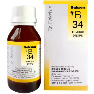 Bakson B34 Tumour & Fibroid Drops (30ml)