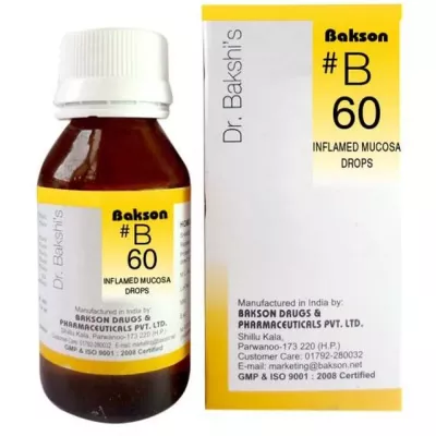 Bakson B60 Inflamed Mucosa Drops (30ml)