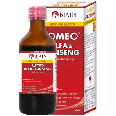 BJain Omeo Alfa & Ginseng Tonic Syrup