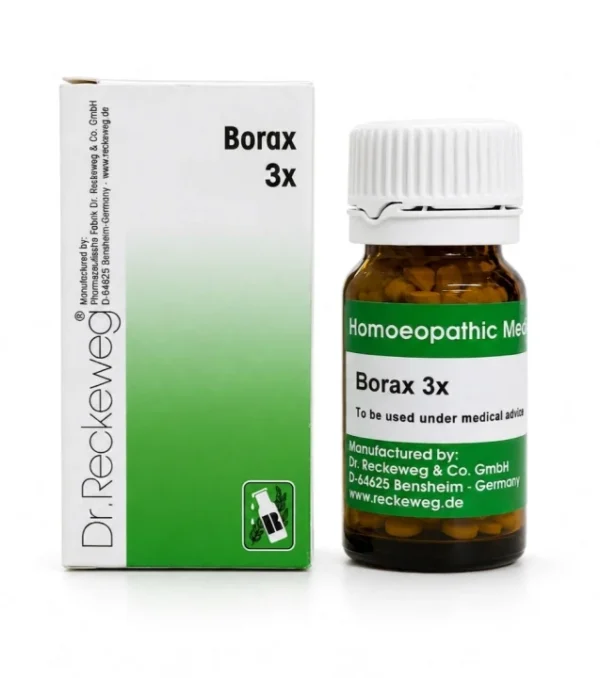Dr. Reckeweg Borax Trituration 3X — manufacturer pack image