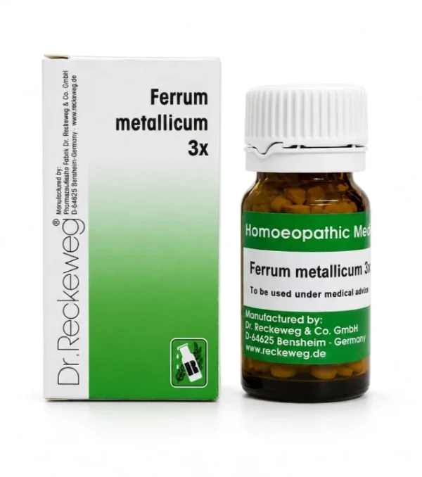 Dr. Reckeweg Ferrum Metallicum Trituration 3X — manufacturer pack image