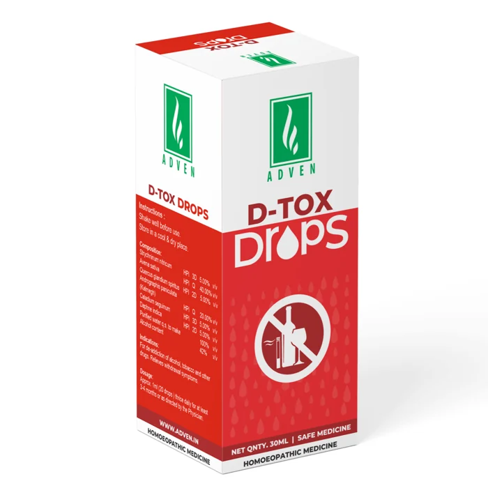 Adven Biotech D-TOX DROPS 30ml Adven Biotech D-TOX DROPS 30ml