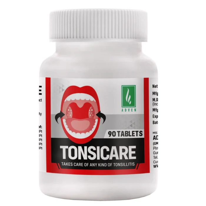 Adven Biotech TONSICARE TABLETS 90tablets Adven Biotech TONSICARE TABLETS 90tablets