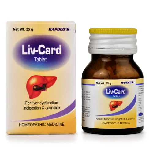 HAPDCO LIV-CARD TABLETS 25g