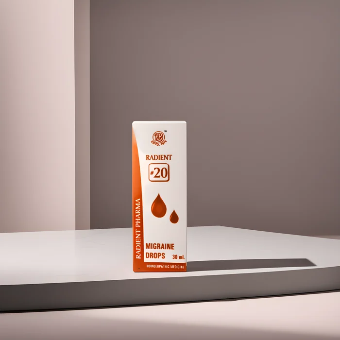 Radient Pharma 20 MIGRAINE DROPS Radient Pharma 20 MIGRAINE DROPS
