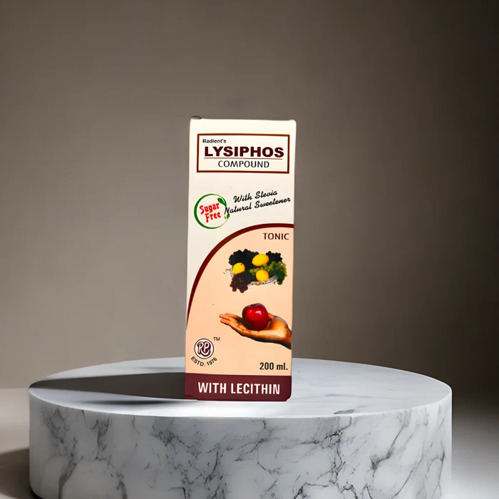 Radient Pharma LYSIPHOS COMPOUND SUGAR FREE SYRUP 200ml Radient Pharma LYSIPHOS COMPOUND SUGAR FREE SYRUP 200ml