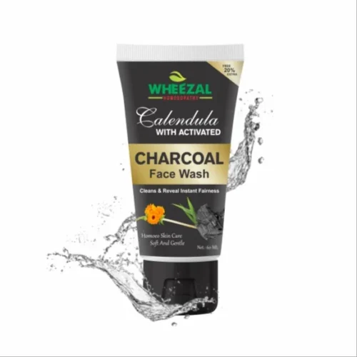 Wheezal Activated CHARCOAL FACE WASH 100ml