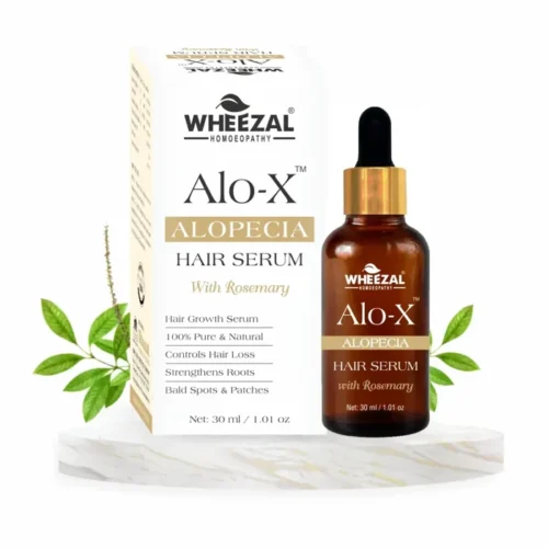 Wheezal ALO-X (ALOPECIA ) Hair Growth Serum Enriched with Rosemary Oil