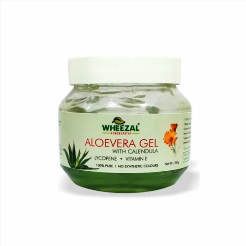 Wheezal ALOEVERA GEL WITH CALENDULA 125g