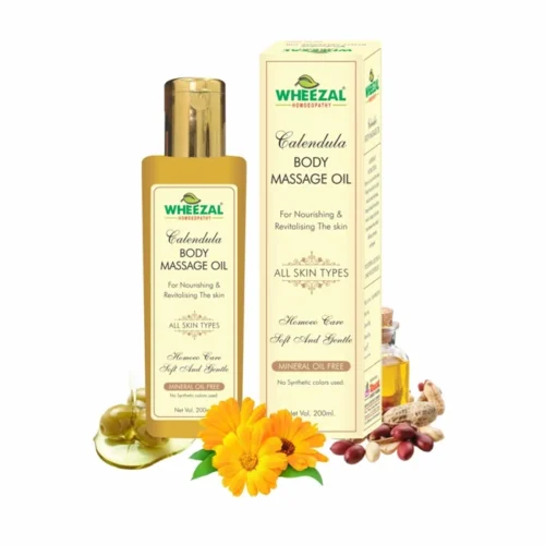 Wheezal CALENDULA BODY MASSAGE OIL 100ml