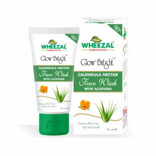 Wheezal CALENDULA NECTAR FACE WASH (WITH ALOEVERA) 60ml