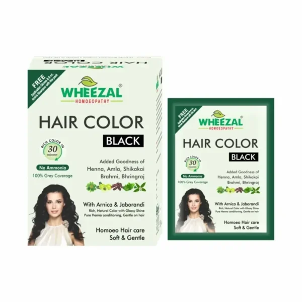Wheezal Hair Color - Black