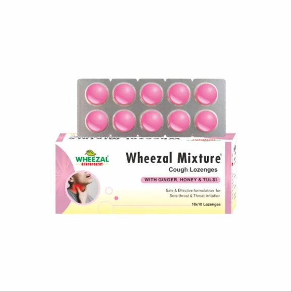 Wheezal MIXTURE COUGH LOZENGES 10 Strips X 10capsules 10capsules