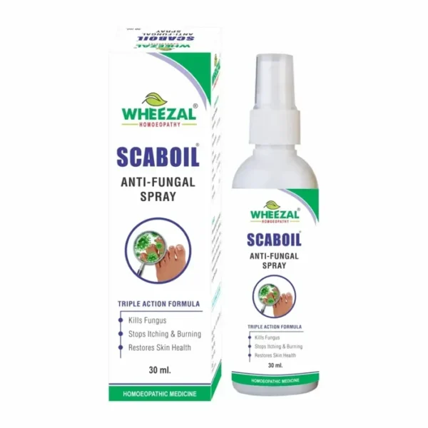 Wheezal SCABOIL ANTI-FUNGAL SPRAY , 30ml