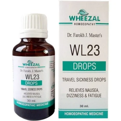 Wheezal Wl-23 Travel Sickness Drops 30ml