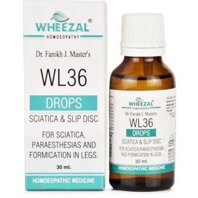 Wheezal Wl-36 Sciatica And Slip Disc Drops 30ml