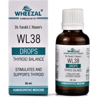 Wheezal Wl-38 Thyroid Balance Drops 30ml