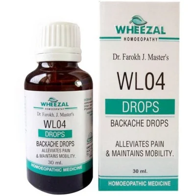 Wheezal Wl-4 Backache Drops 30ml