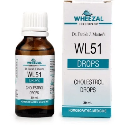 Wheezal Wl-51 Cholestrol Drops 30ml