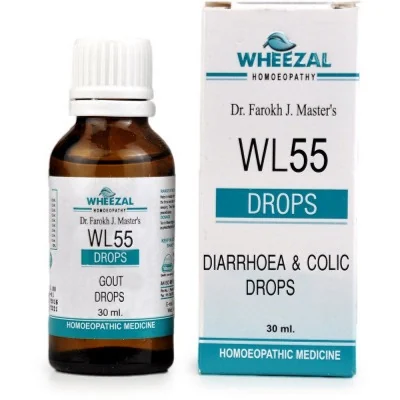 Wheezal Wl-55 Diarrhoea & Colic Drops 30ml