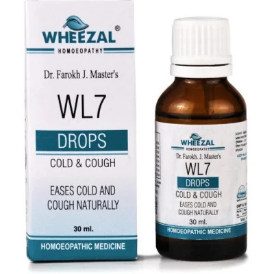 Wheezal Wl-7 Cold And Cough Drops 30ml