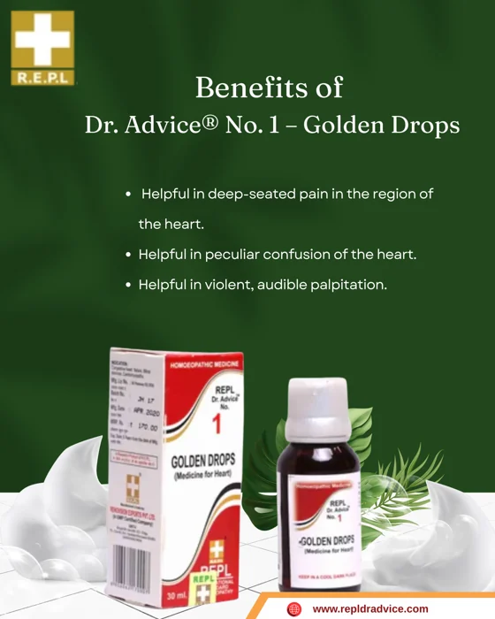 REPL Dr. Advice No. 1 – Golden Drops (Heart Wellness Drops)