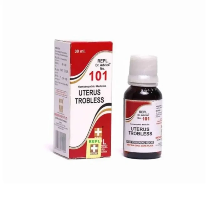REPL Dr. Advice No. 101 UTERUS TROBLESS (Uterus Wellness Drops) REPL Dr. Advice No. 101 UTERUS TROBLESS (Uterus Wellness Drops)
