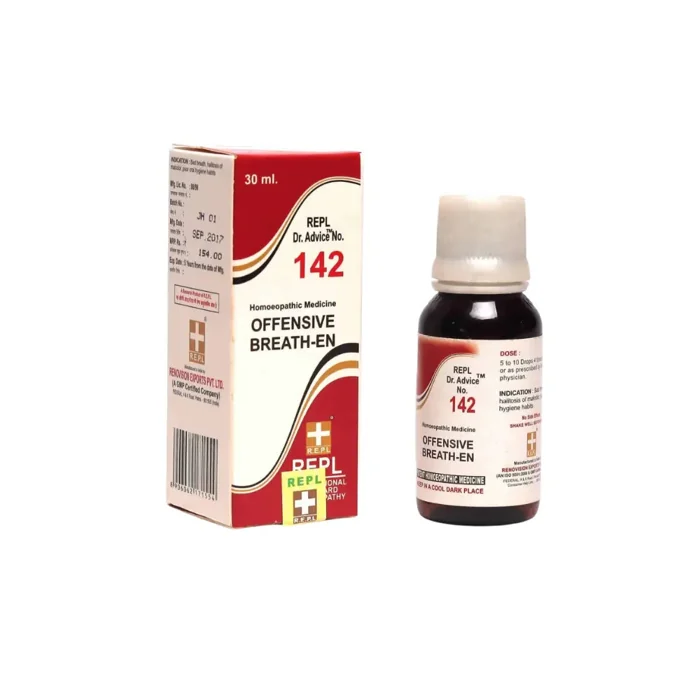 REPL Dr. Advice No. 142 OFFENSIVE BREATH-EN (Mouth Odour Drops)
