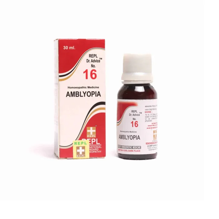 REPL Dr. Advice No. 16 AMBLYOPIAA (Vision Wellness Drops)