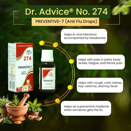 REPL Dr. Advice No. 274 PREVENTIVE-7 (Anti Flu Drops) REPL Dr. Advice No. 274 PREVENTIVE-7 (Anti Flu Drops)