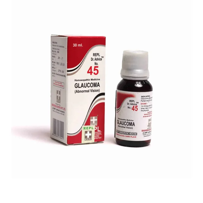 REPL Dr. Advice No. 45 GLAUCOMAA (Glaucoma Drops) REPL Dr. Advice No. 45 GLAUCOMAA (Glaucoma Drops)