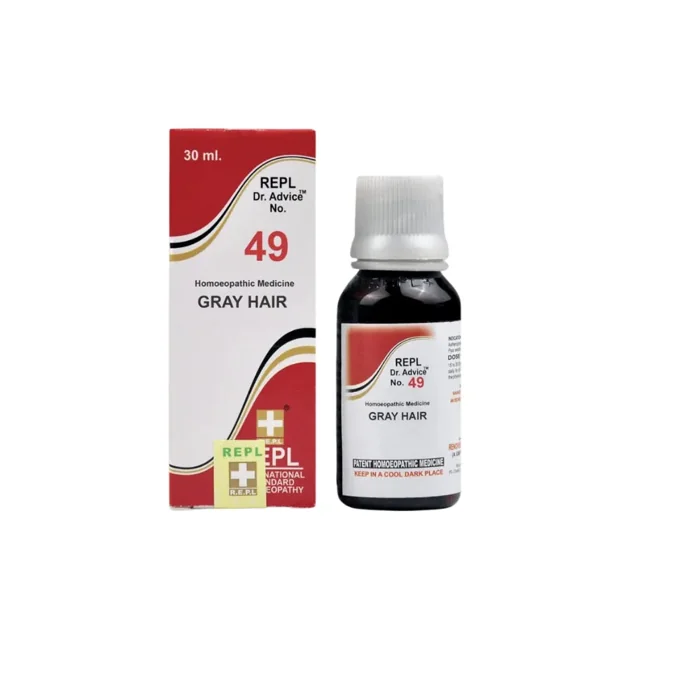 REPL Dr. Advice No. 49 GRAY-HAIR (Premature Greying of Hair Drops) REPL Dr. Advice No. 49 GRAY-HAIR (Premature Greying of Hair Drops)