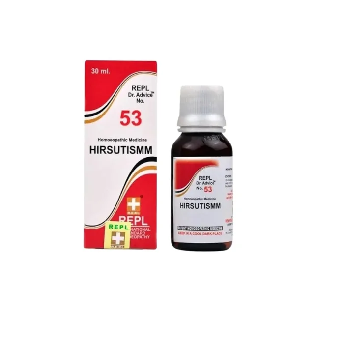 REPL Dr. Advice No. 53 HIRSUTISMM (Hirsutism Drops) REPL Dr. Advice No. 53 HIRSUTISMM (Hirsutism Drops)