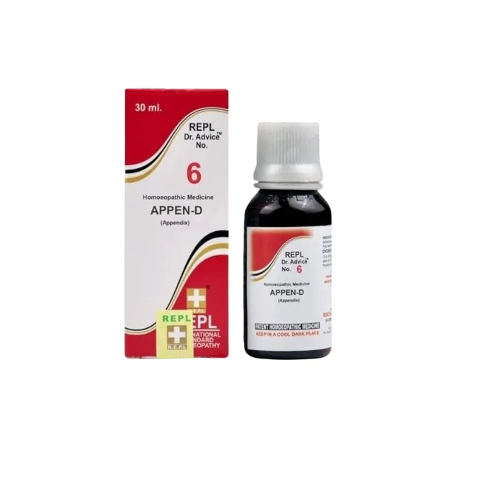 REPL Dr. Advice No. 6 APPEN-D (Appendicitis Drops) REPL Dr. Advice No. 6 APPEN-D (Appendicitis Drops)