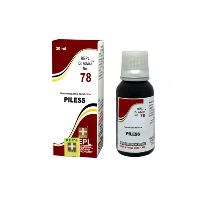 REPL Dr. Advice No. 78 PILESS (Piles Drops) REPL Dr. Advice No. 78 PILESS (Piles Drops)