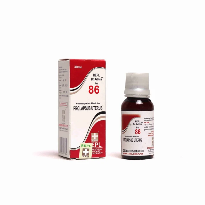 REPL Dr. Advice No. 86 PROLAPSIS UTERUS (Uterus Wellness Drops) REPL Dr. Advice No. 86 PROLAPSIS UTERUS (Uterus Wellness Drops)