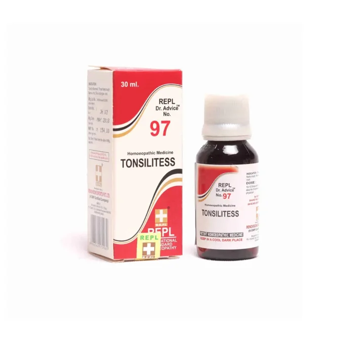 REPL Dr. Advice No. 97 TONSILITESS (Tonsilitis Wellness Drops) REPL Dr. Advice No. 97 TONSILITESS (Tonsilitis Wellness Drops)