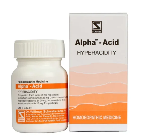 Schwabe Alpha - Acid Tablets 20g