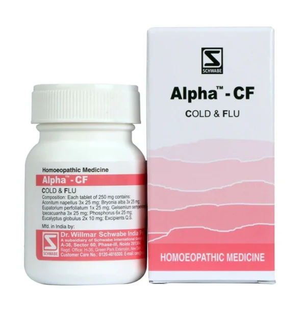 Schwabe Alpha-CF Tablets 20g