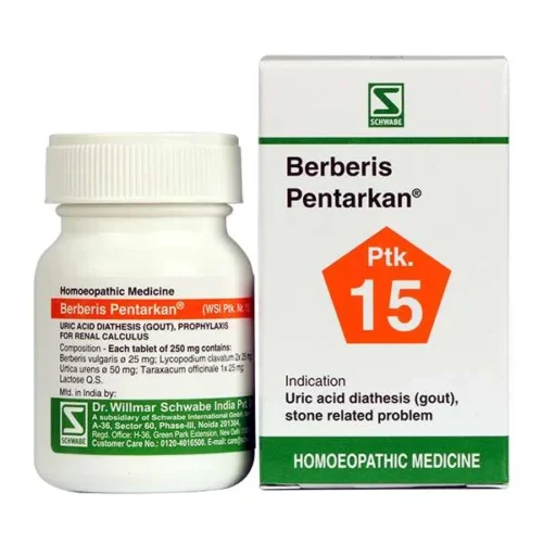 Schwabe Berberis Pentarkan Tablets 20g