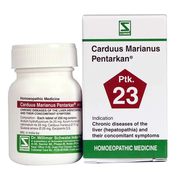 Schwabe Carduus Marianus Pentarkan Tablets 20g